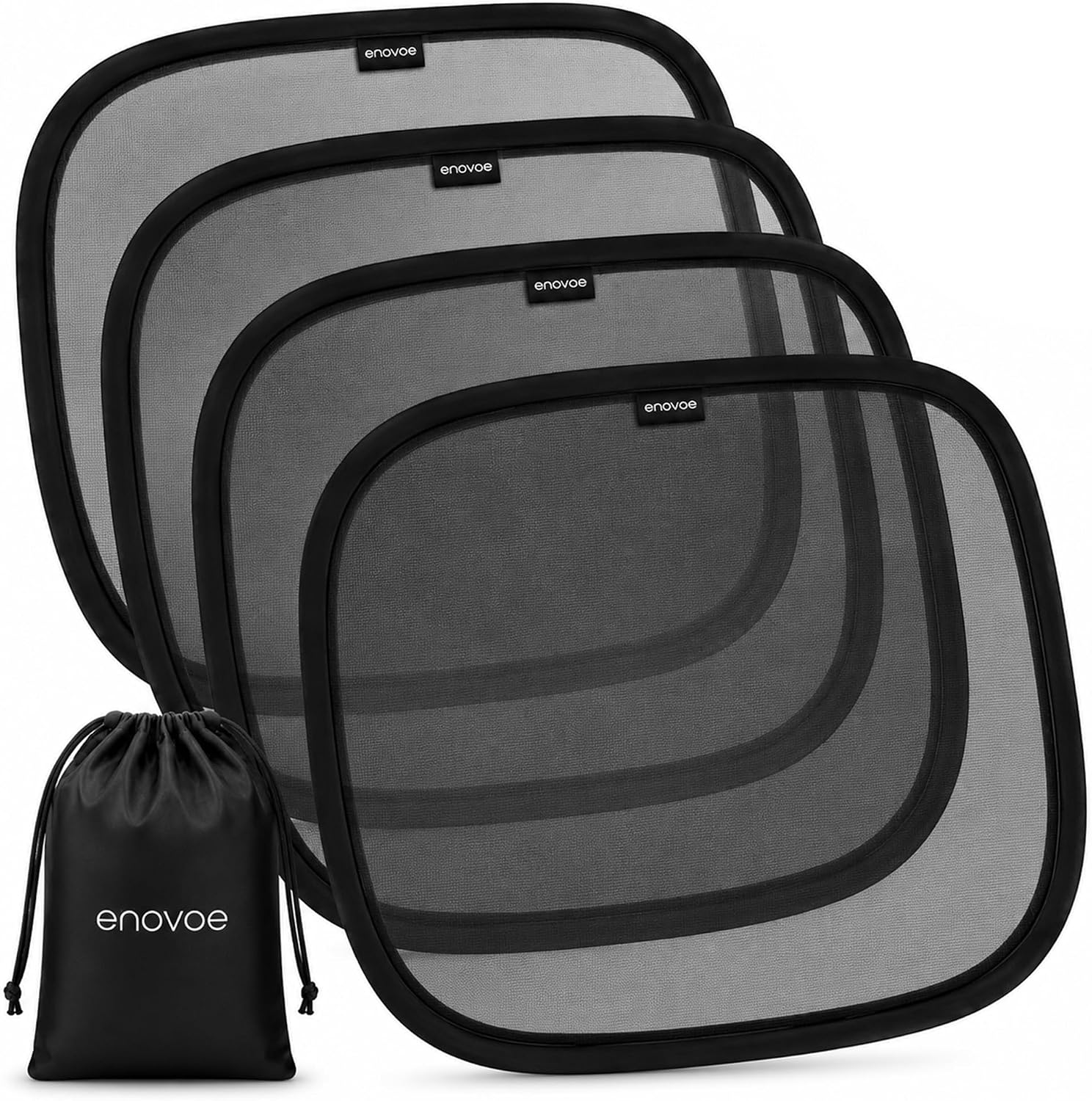 Detalle de Enovoe Car Window Shades, 4-Pack