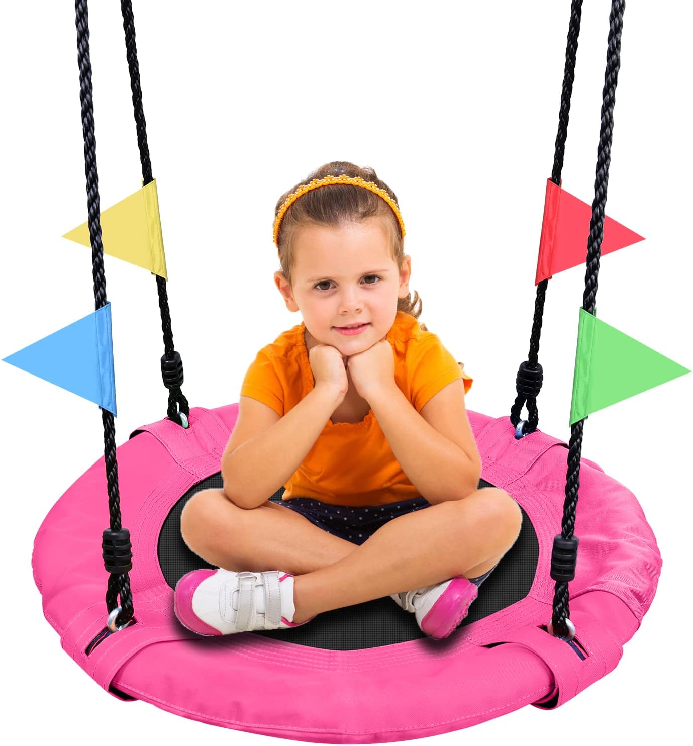 Detalle de Odoland 24 Kids Tree Swing, 900D Fabric