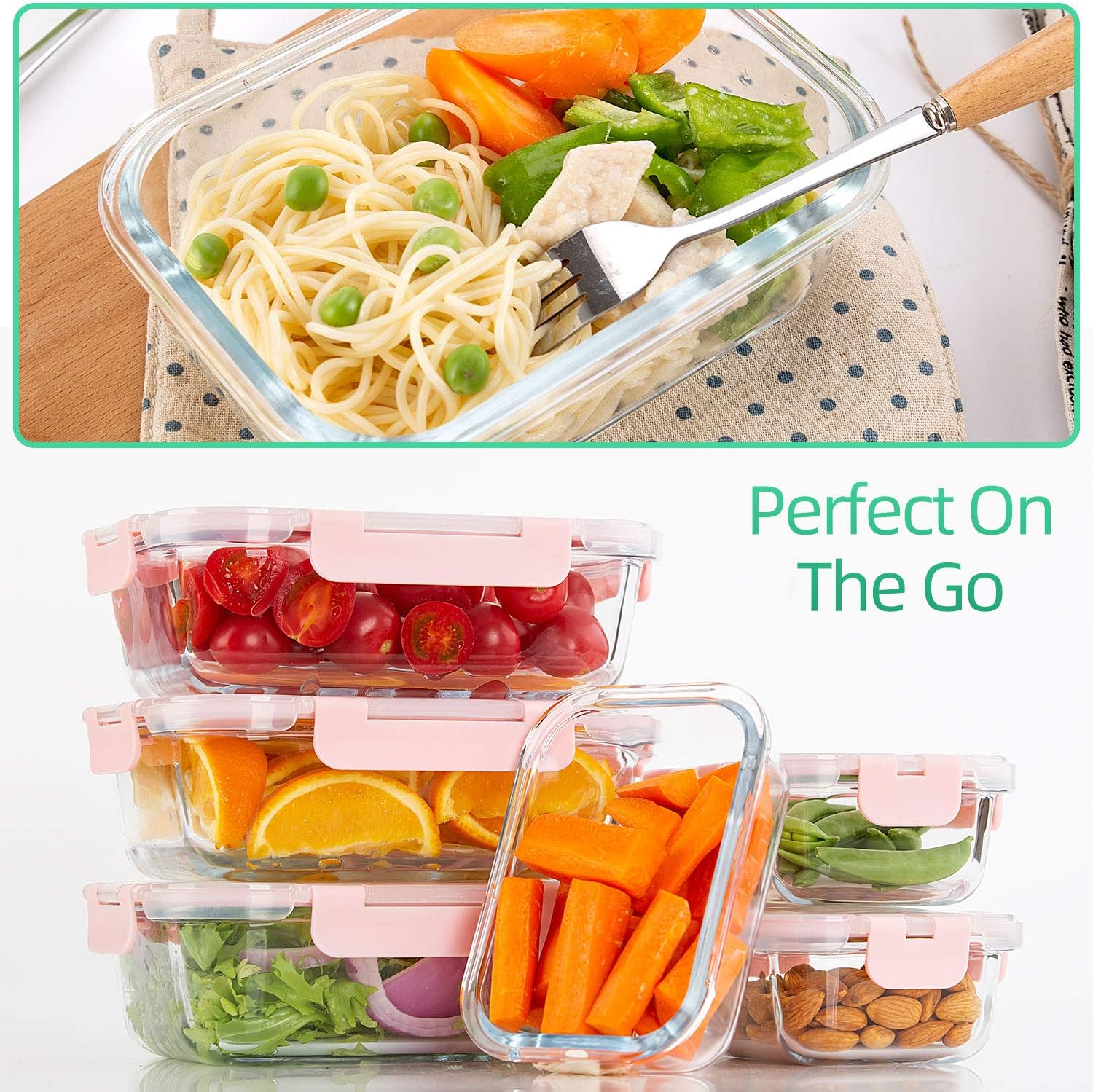 Thumbnail 5 de C CREST 10-Pack Glass Meal Prep Containers 🍲