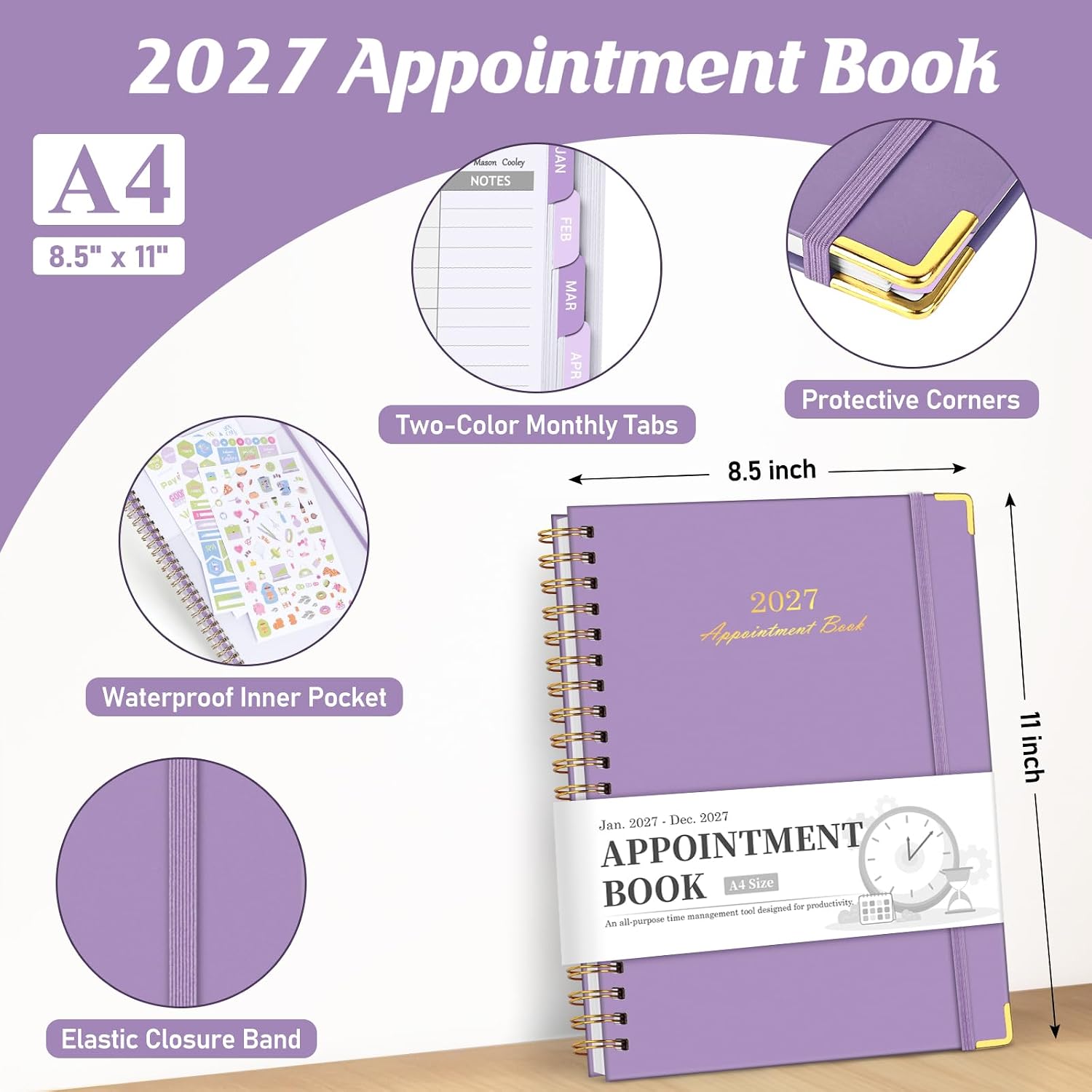 Detalle 2 de Appointment Book 2027, 8.5" × 11