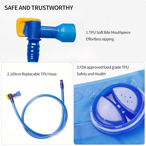 Thumbnail 2 de Unigear bolsa de agua para mochila de hidratación TPU con tubo desmontable