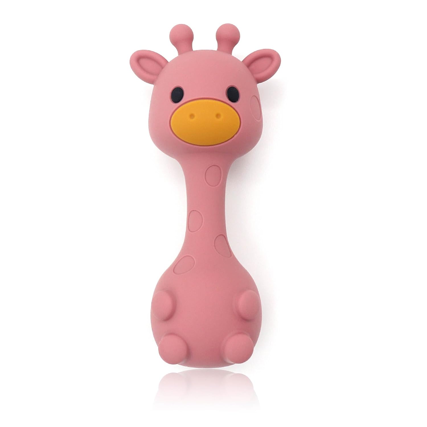 farout Giraffe Beißring BPA frei – vielseitiges Rassel- und Greifspielzeug ab 3 Monaten