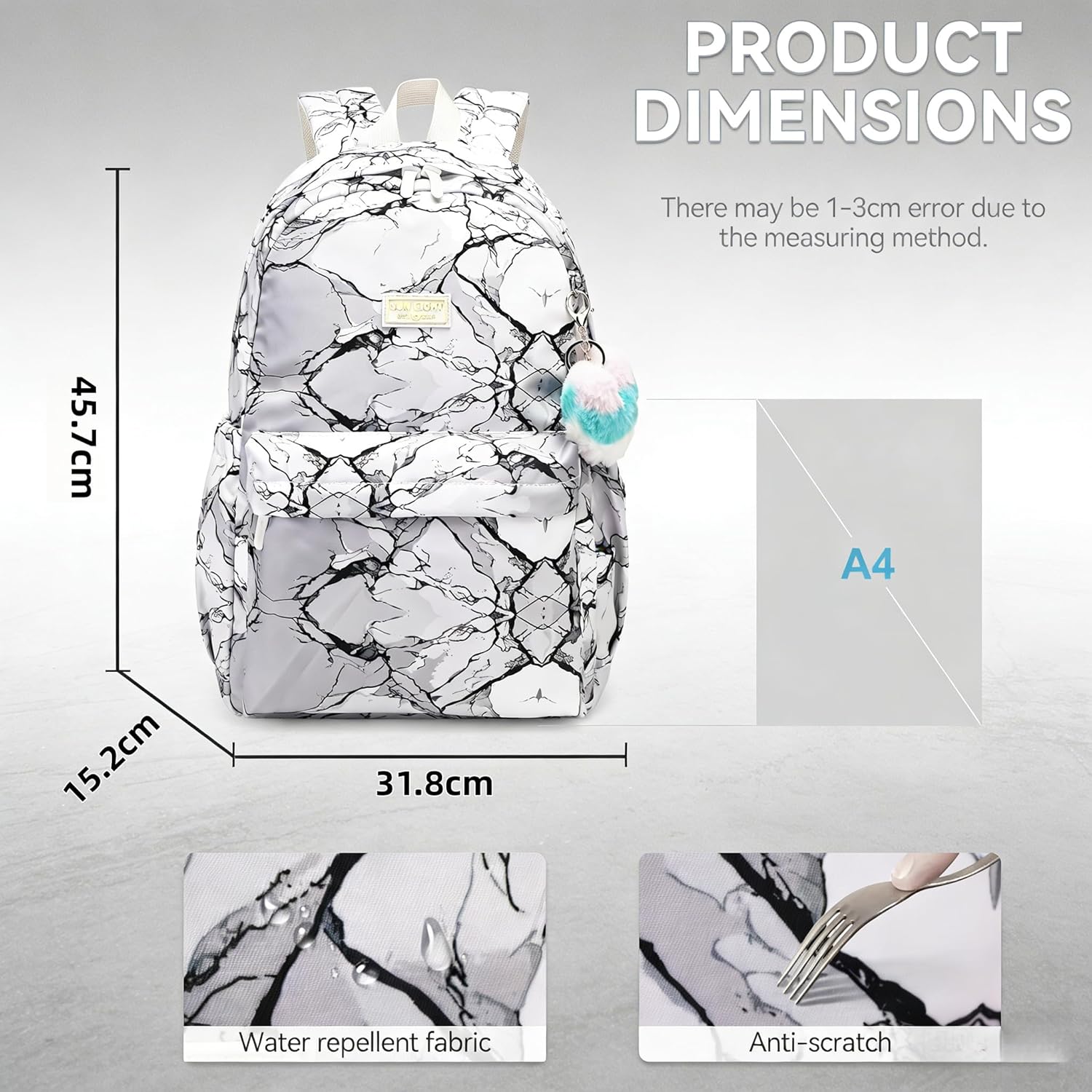 Thumbnail 1 de SUN EIGHT School Backpack Womens: 18-Inch Laptop Daypack for School, Work and Travel