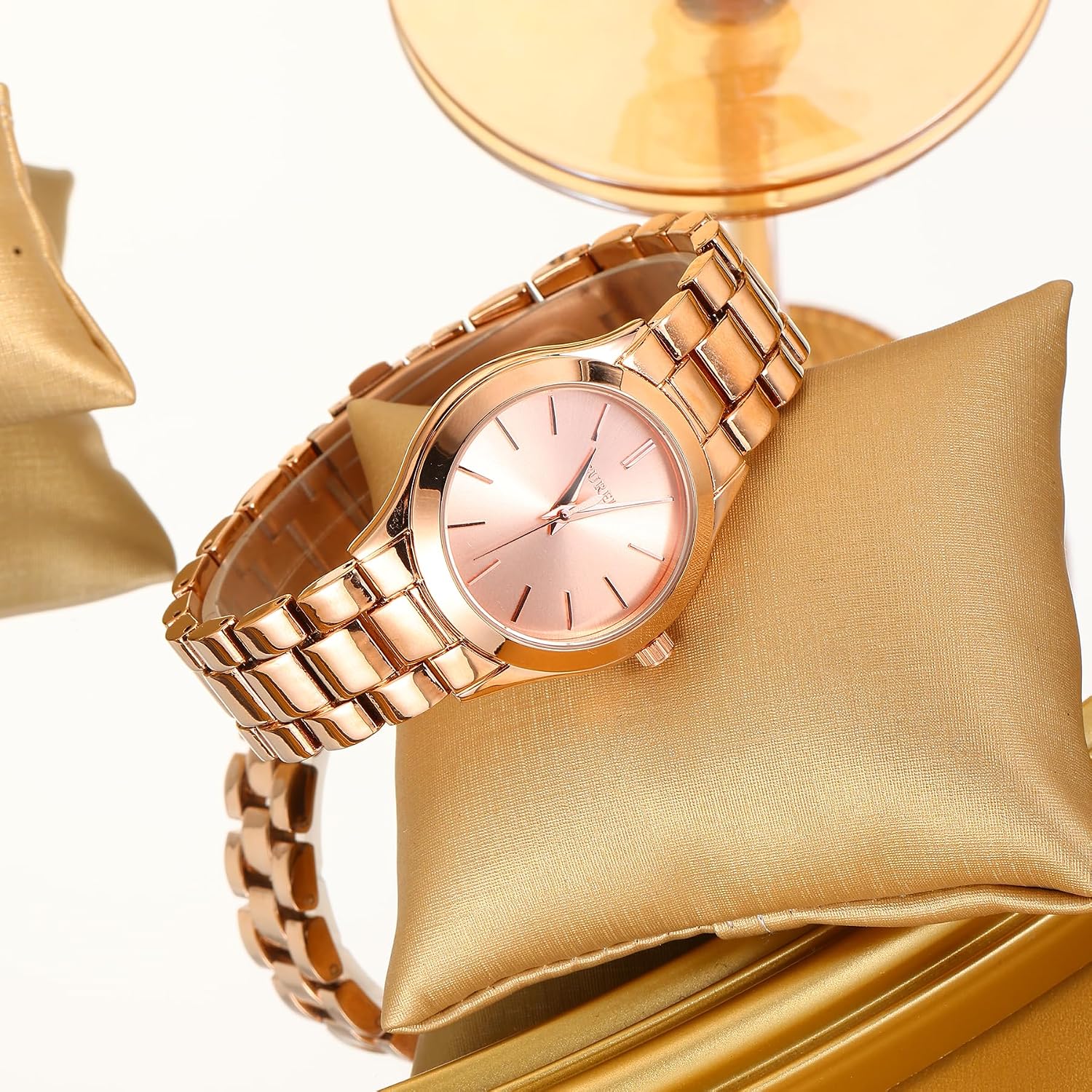 Detalle 2 de BUREI Reloj minimalista 33 mm para mujer