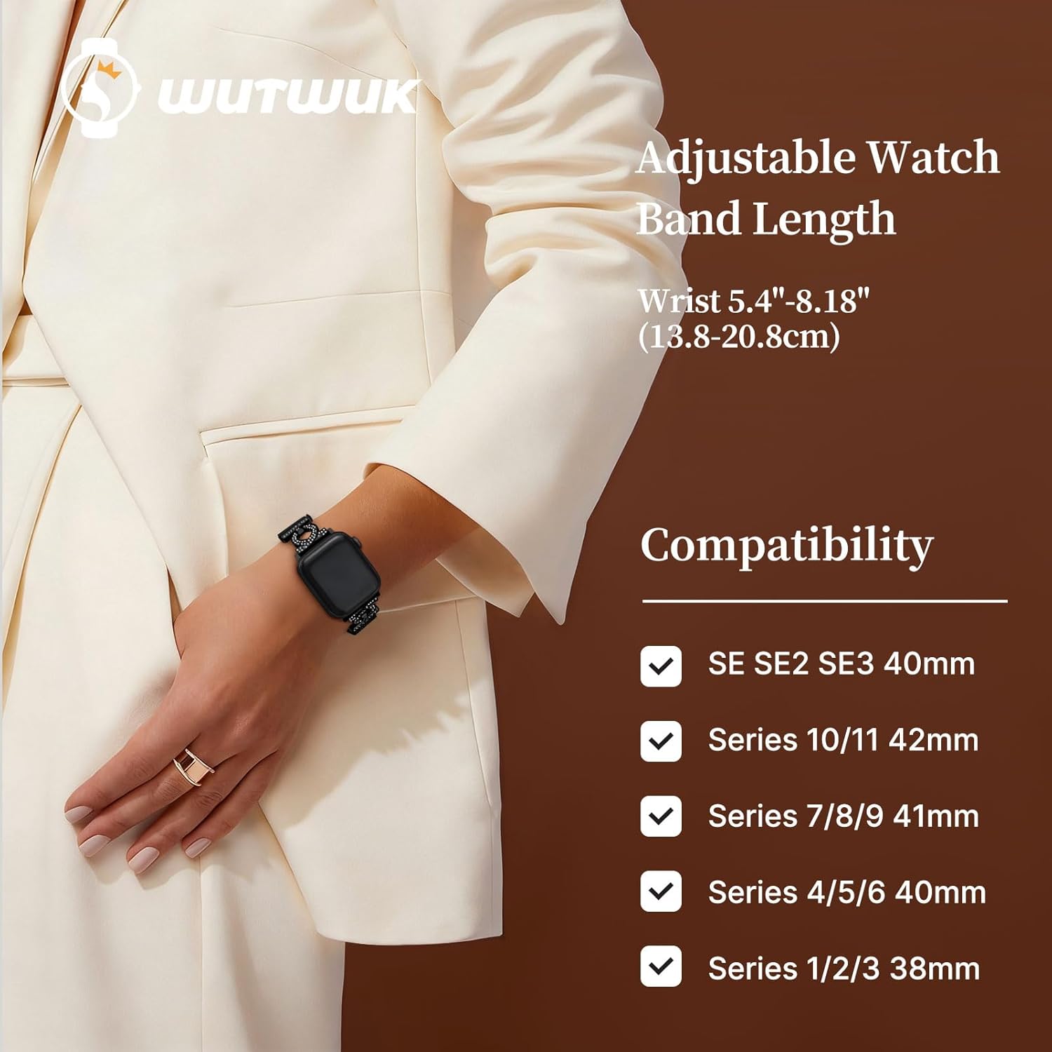Thumbnail 5 de wutwuk Compatible Apple Watch Strap 42mm
