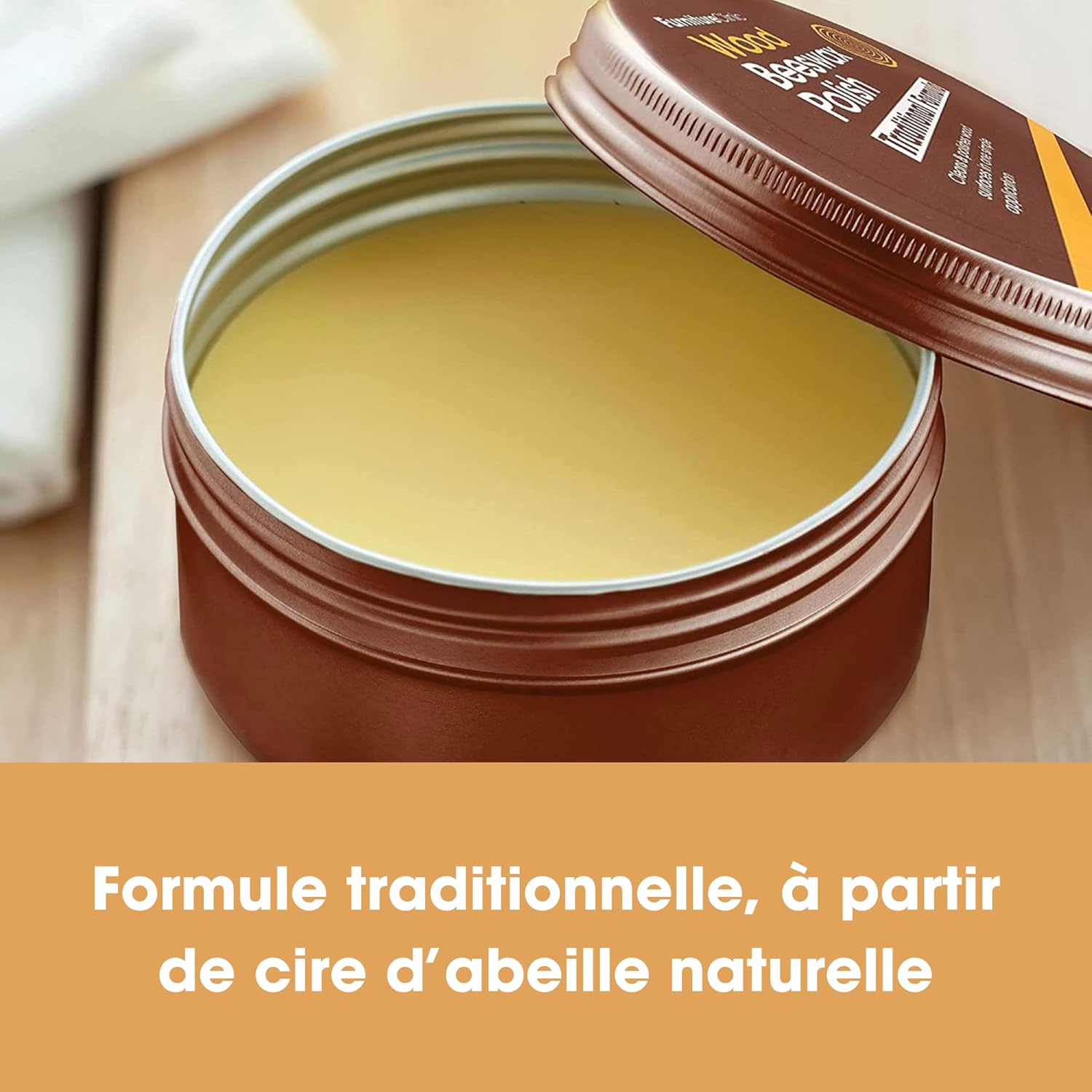 Thumbnail 1 de Furniture Clinic Cire d’Abeille 200 ml pour meubles en bois