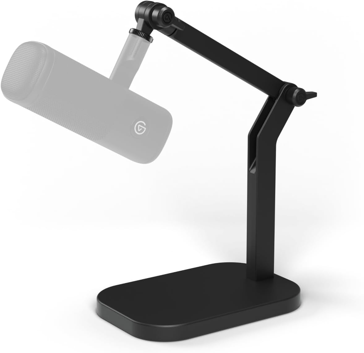 Detalle de elgato Wave Desk Stand Adjustable Microphone Stand, Metal, Black, 1 kg Capacity