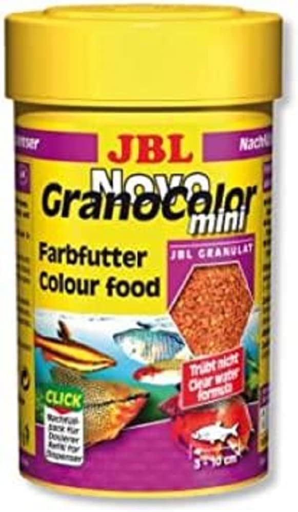 Thumbnail 6 de JBL PRONOVO COLOR GRANO CLICK – Farbfutter-Granulat für 8–20 cm Aquarienfische (Größe M, 250 ml)