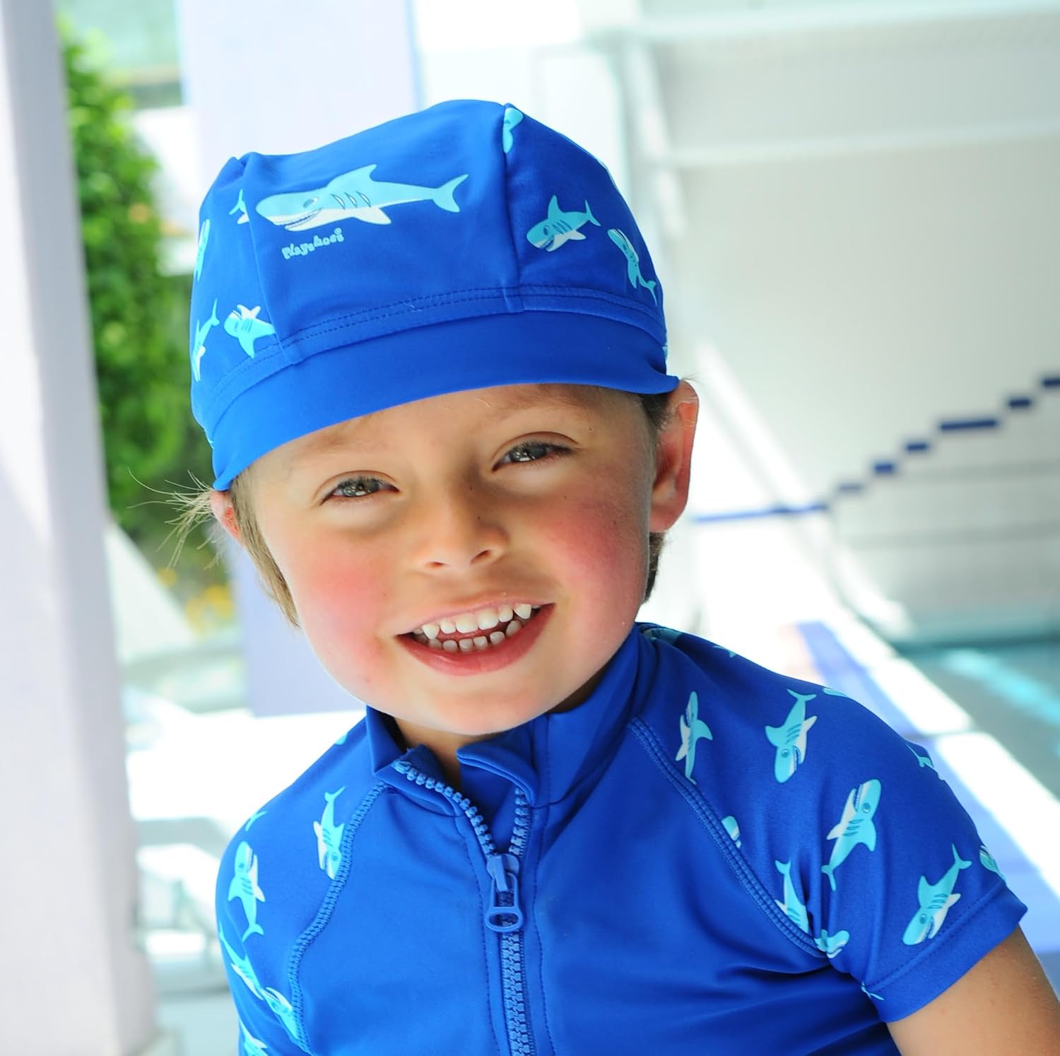 Thumbnail 2 de Playshoes Foulard con Protezione UV: copricapo-cuffia da bagno unisex per bambini e ragazzi
