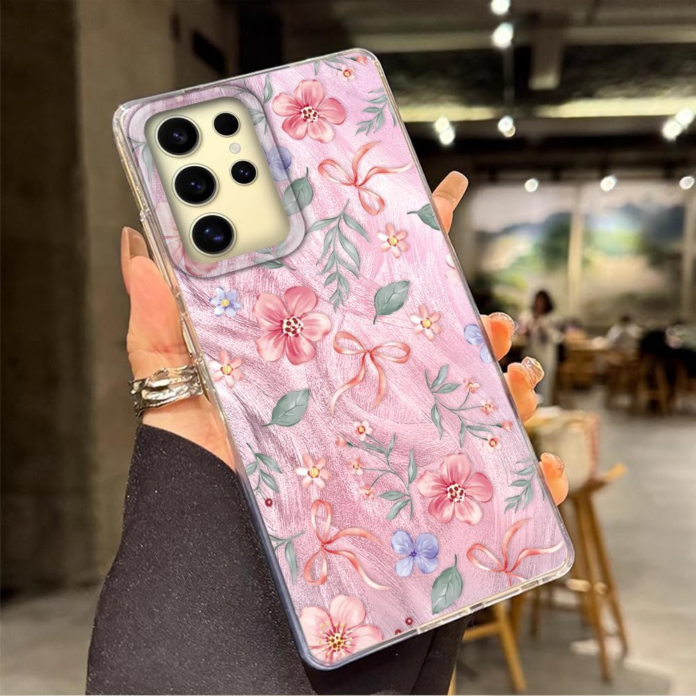 Thumbnail 5 de Tedyhulle Hülle für Samsung Galaxy S25 Ultra mit Nette Blume Design – dünne Schutzhülle aus TPU/PC