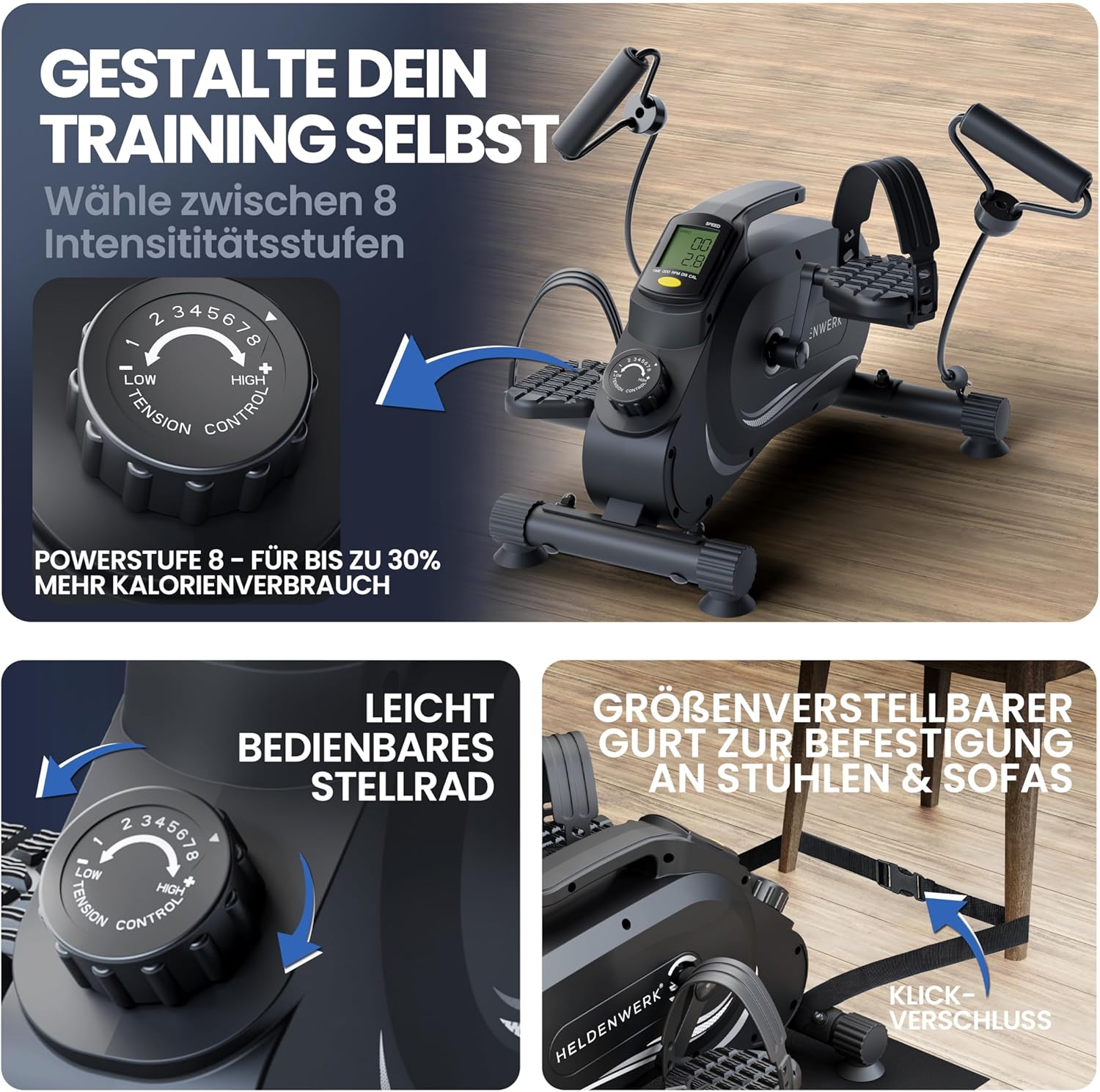 Thumbnail 3 de HELDENWERK Pedaltrainer PRO Set
