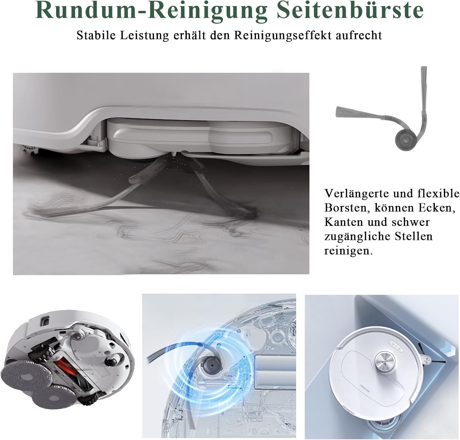 Thumbnail 5 de Bibemorol Zubehör Ersatzteil-Set für Roborock Qrevo Curve/Edge – Hauptbürsten, Filter, Beutel, Pads und mehr