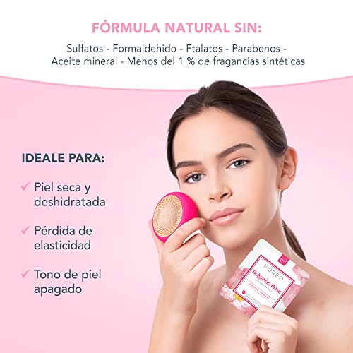 Detalle 2 de FOREO Bulgarian Rose maschera viso UFO 3 pz