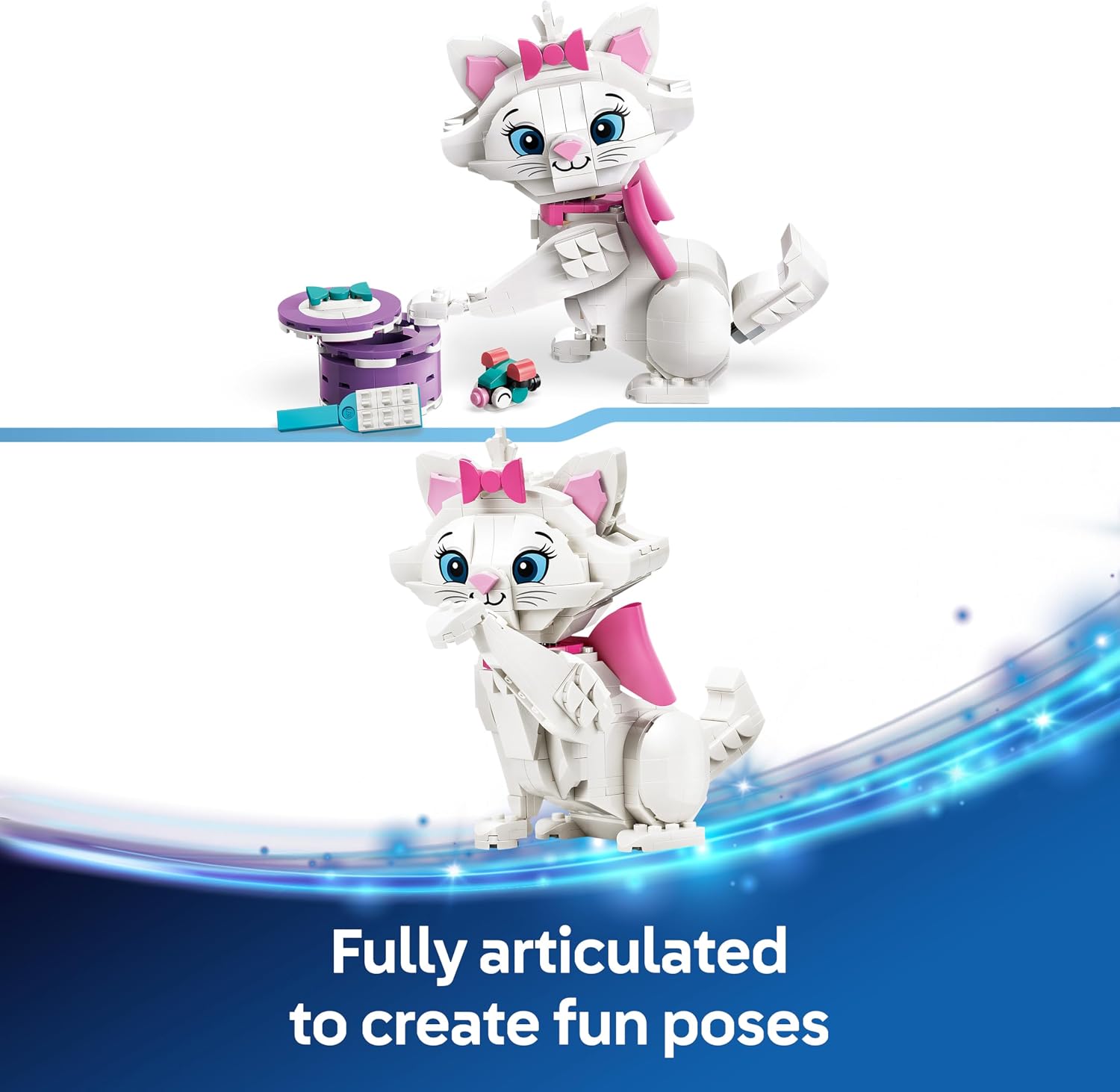 Detalle de LEGO Marie toy cat 43286 figure