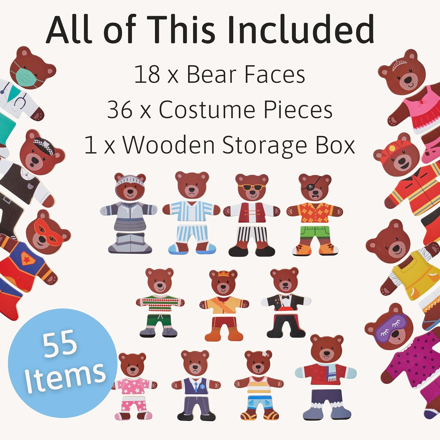 Detalle 1 de Jaques of London Wooden Jigsaw Puzzles for Kids