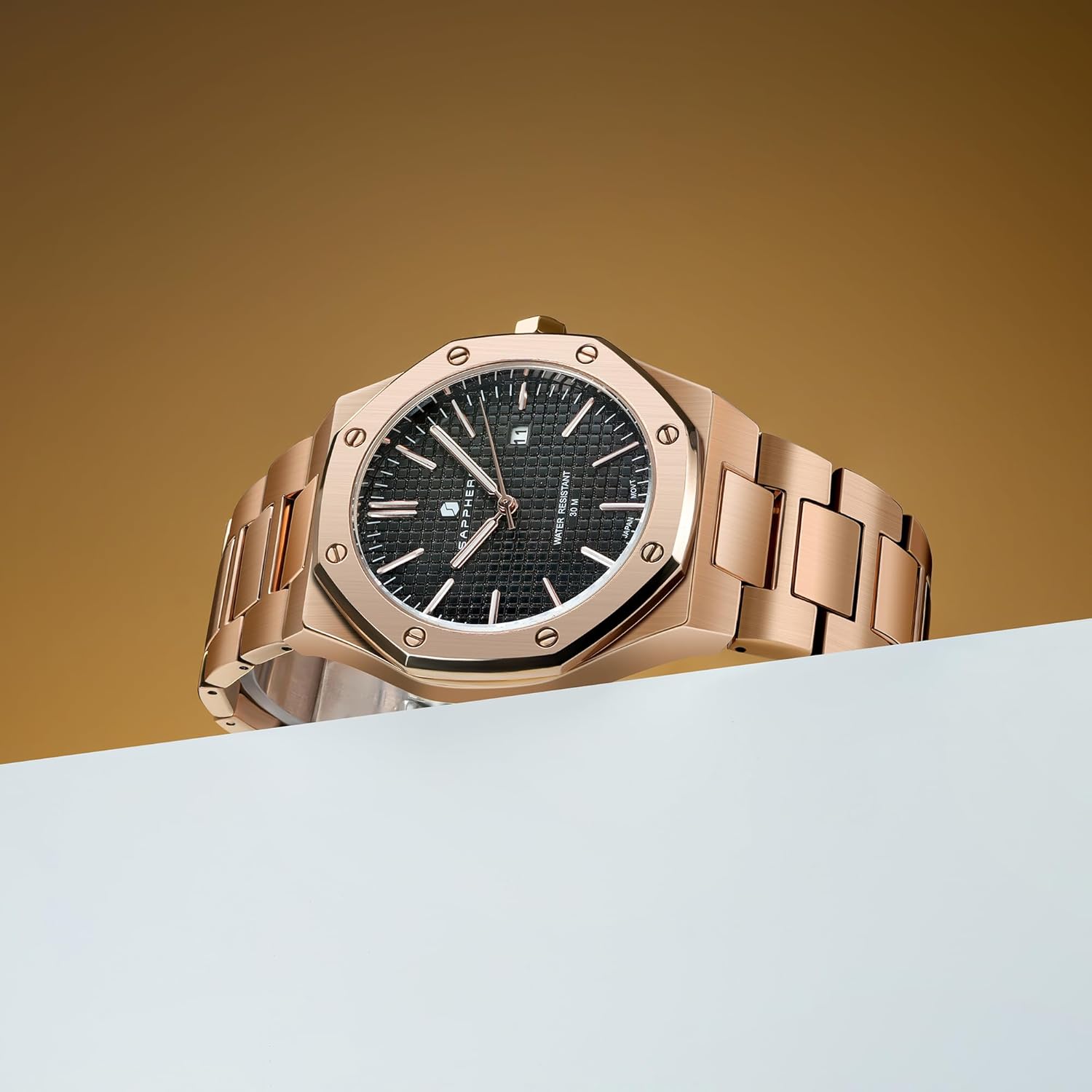 Thumbnail 5 de SAPPHERO Orologio da uomo SO-2110: quarzo, acciaio inox, impermeabile 3ATM
