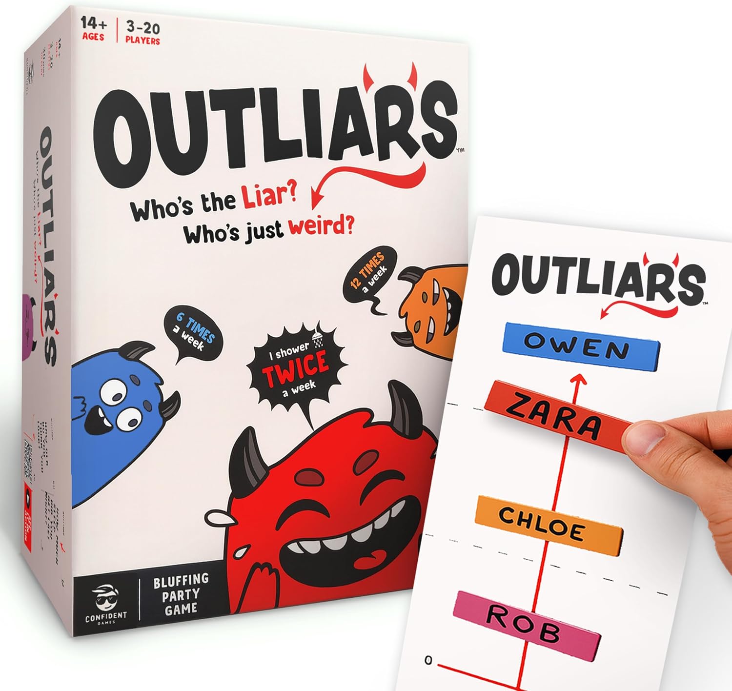 Detalle de Outliars Hilarious Bluffing Party Game