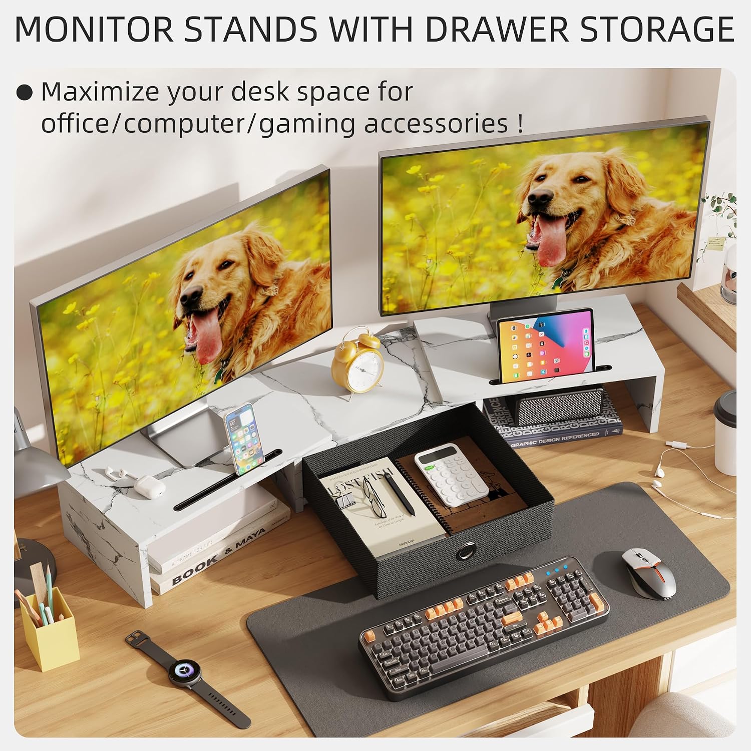 Thumbnail 4 de OYRREU Monitorständer 15,5 cm Schreibtisch