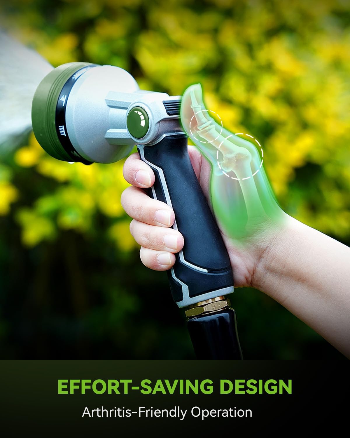 Detalle de RAINPOINT Metal Garden Hose Nozzle