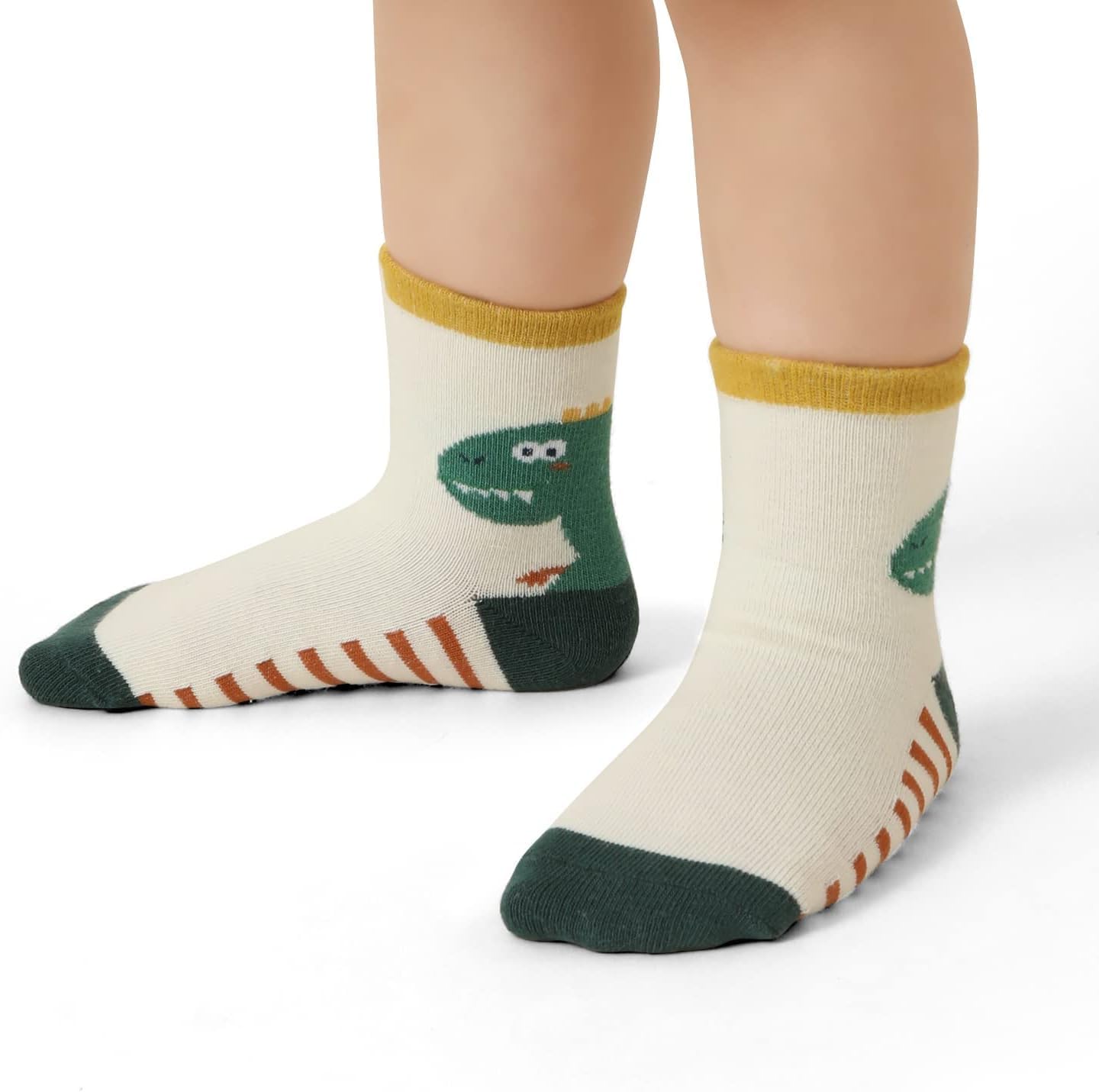Thumbnail 4 de SUOSDEY Stoppersocken Kinder (12 Paar) mit Silikonpunkten – Anti-Rutsch für 1–7 Jahre