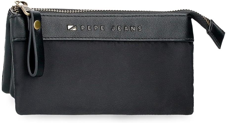 Thumbnail 5 de Pepe Jeans Morgan portamonete e portacarte con protezione RFID, similpelle beige, nera e verde