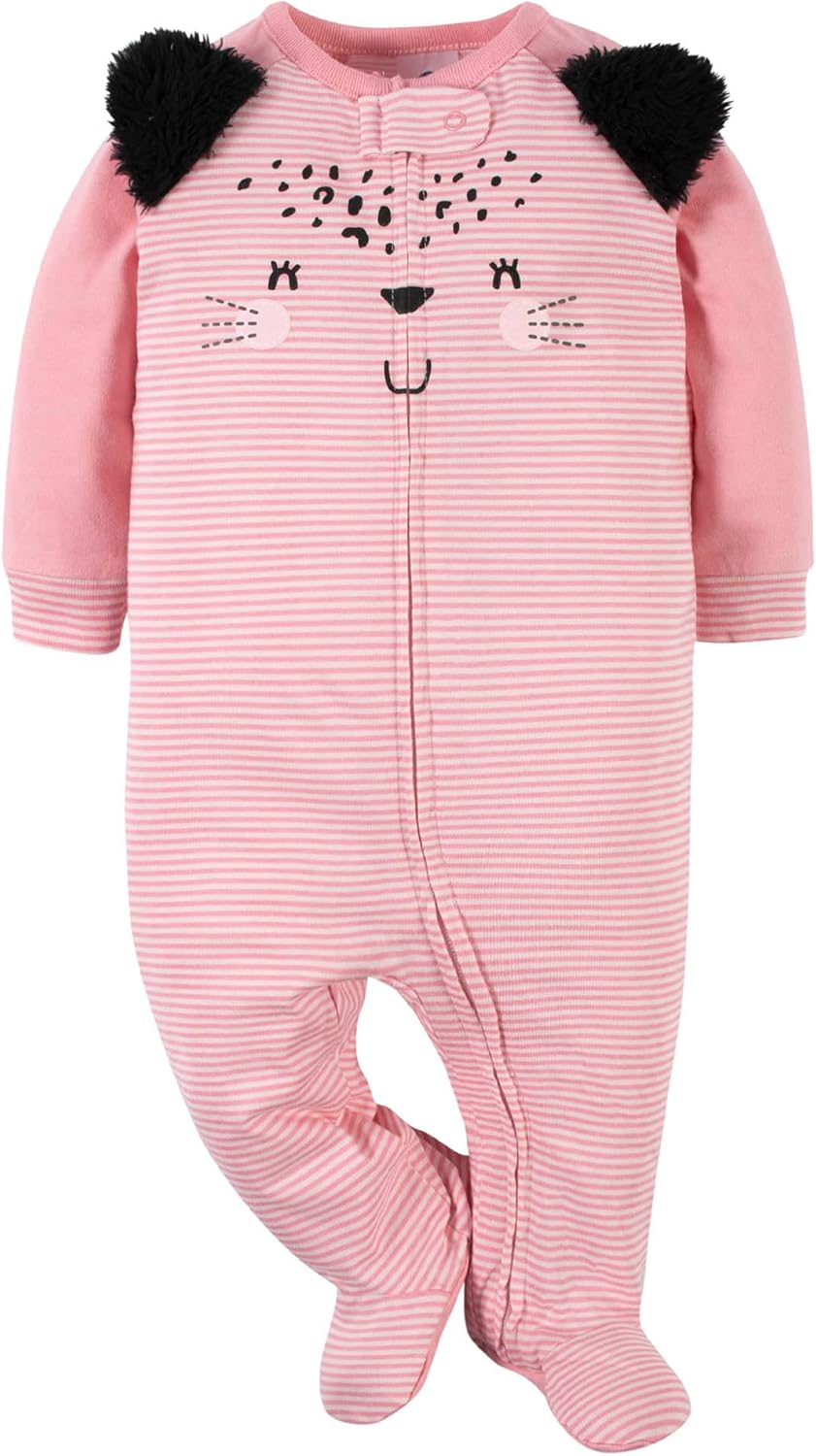 Thumbnail 2 de Gerber Sleep 'N Play Lot de 4 Grenouillères pour bébés filles