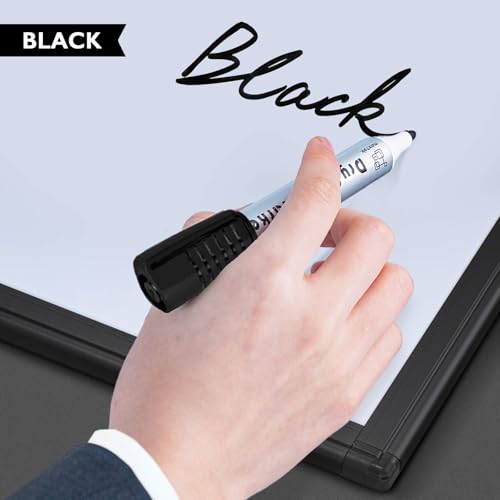 Detalle de Maxtek Pennarelli Lavagna Bianca Cancellabile, 12 Penne a Secco (4N/4BL/4RD) per Lavagne