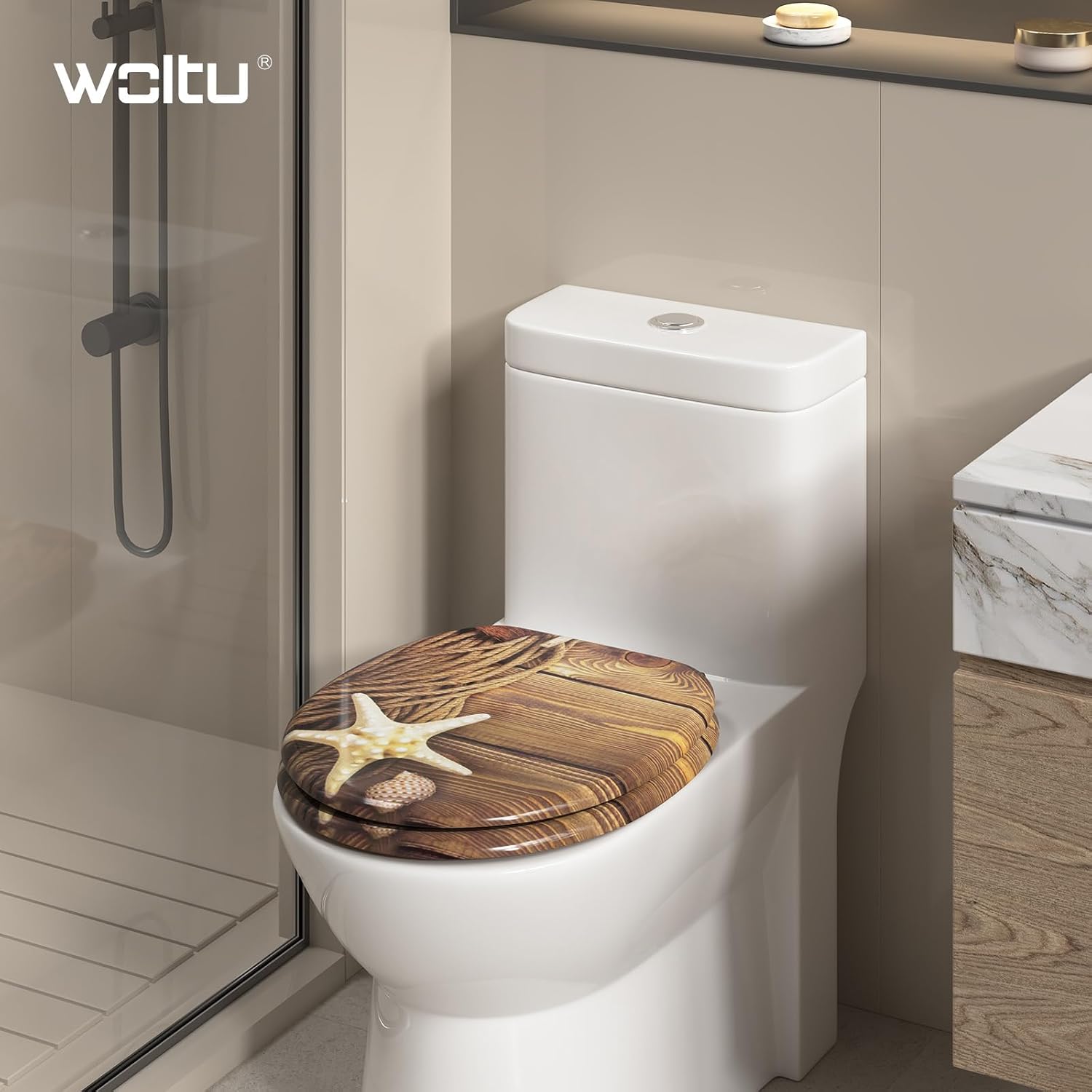 Detalle 2 de WOLTU #2 Toilettensitz 175 kg đœ