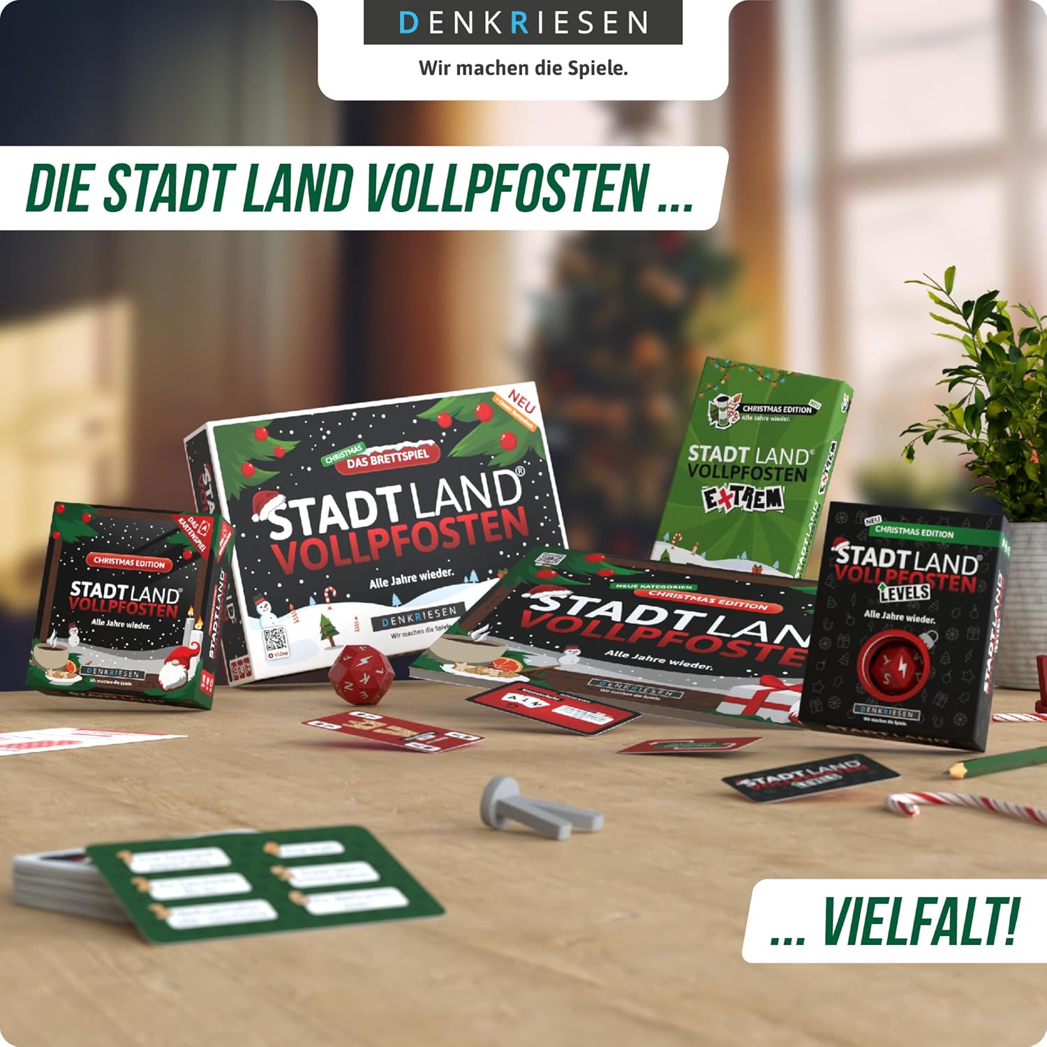 Thumbnail 6 de DENKRIESEN Stadt Land VOLLPFOSTEN® – Christmas Edition (ab 9 Jahren)
