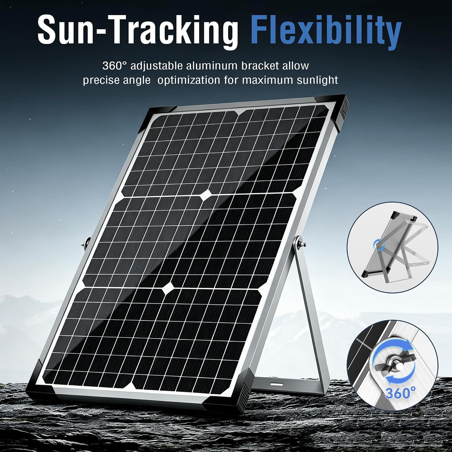 Thumbnail 6 de Voltset Solar Panel Kit 30W 12V trickle charger ⛵