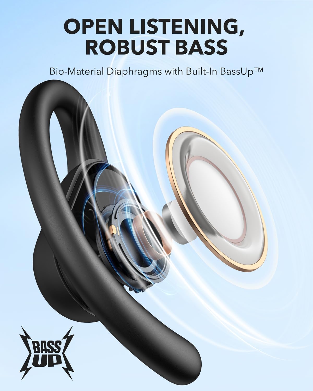 Thumbnail 3 de Soundcore by Anker V30i Open-Ear Headphones (V30i) — lightweight open-ear wireless earbuds with 36H playtime