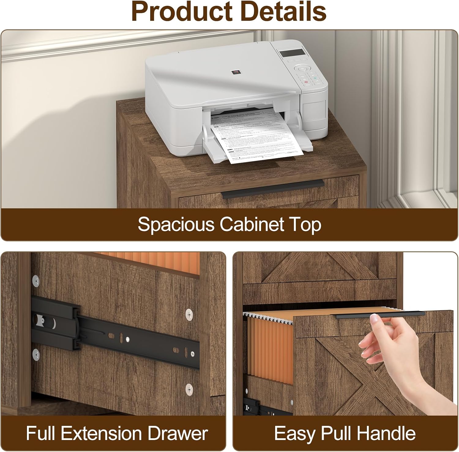 Thumbnail 6 de FATIGOS 2-Drawer Filing Cabinet