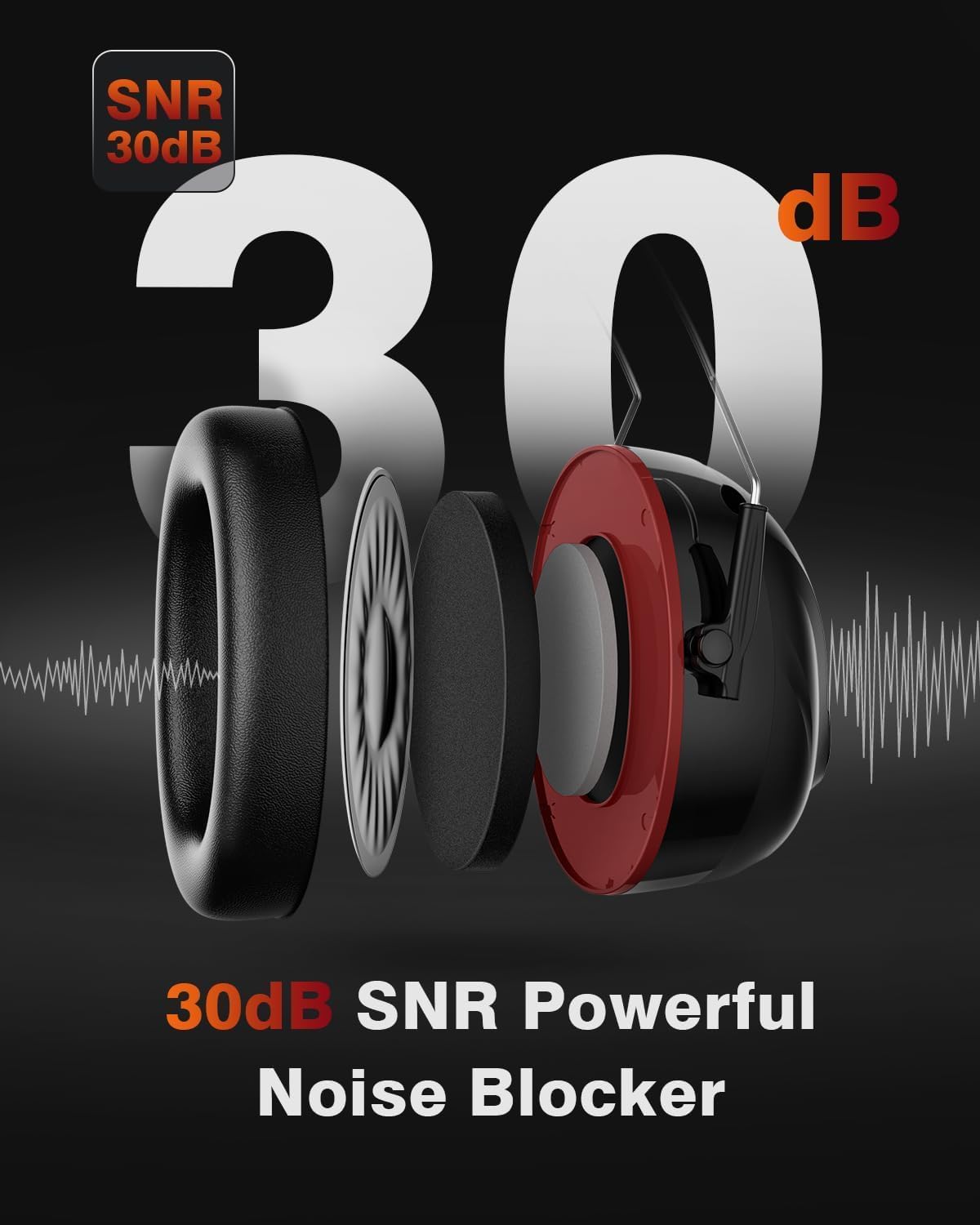 Detalle de Bluetooth 5.4 Gehörschutzkopfhörer 120 Stunden 📢
