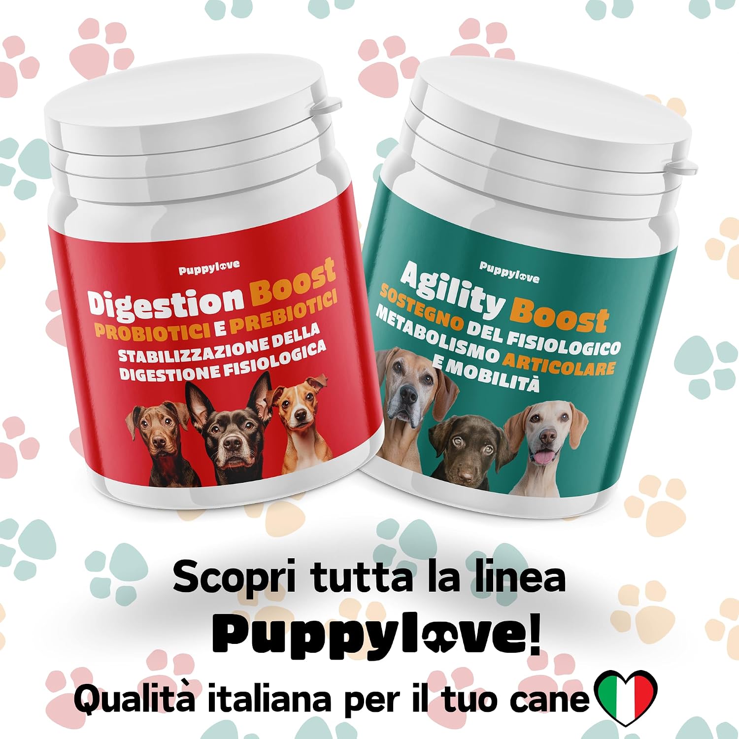 Thumbnail 6 de Probiotici per Cani - Puppylove Digestion Boost, 100 Compresse Made in Italy