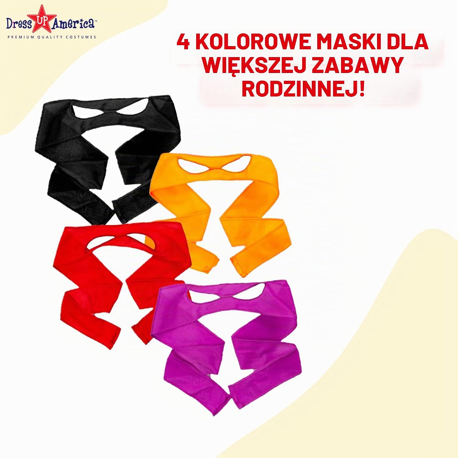 Detalle de Dress Up America – zestaw akcesoriów ninja dla dzieci z kataną, łukiem i maskami