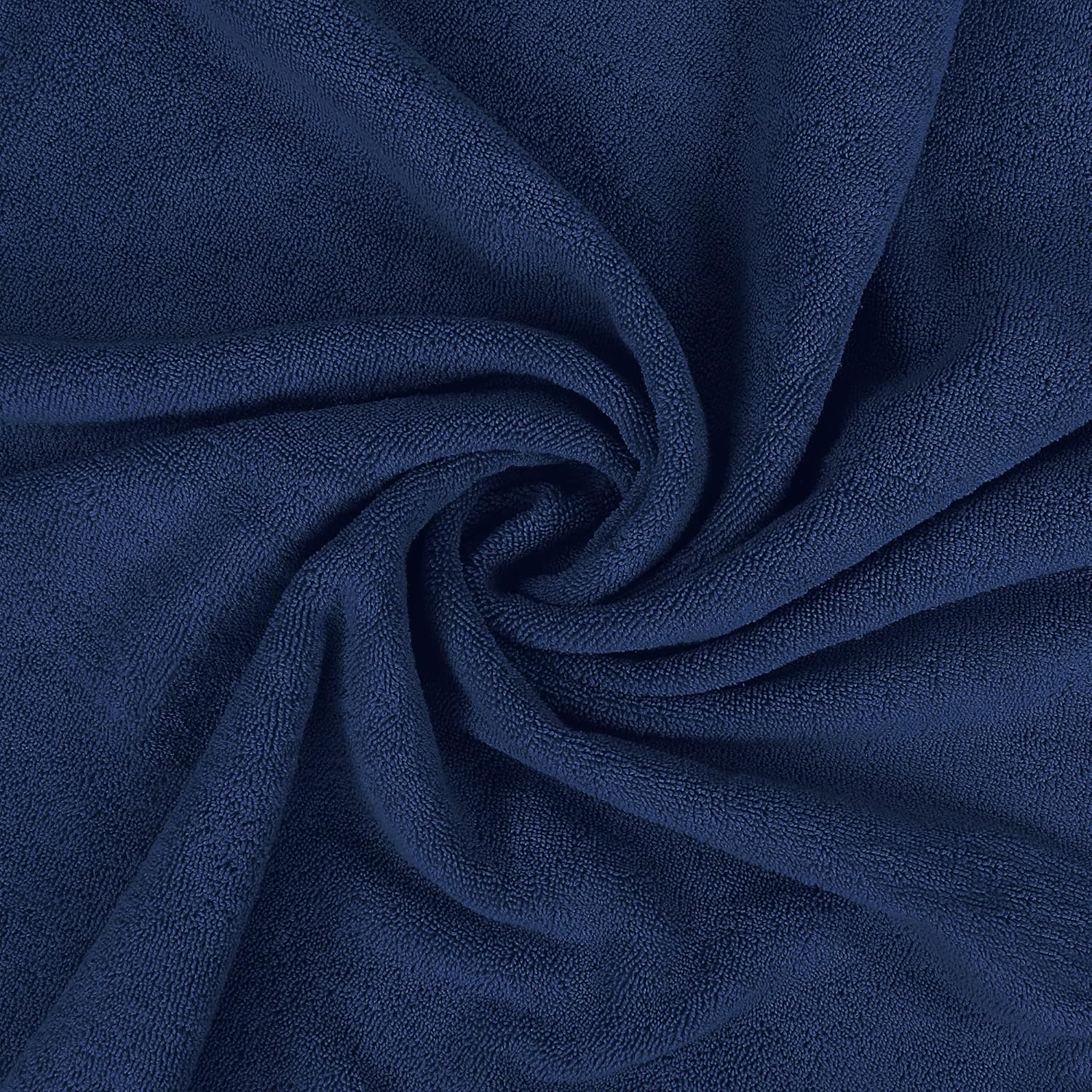 Detalle de Utopia Towels – 2er Badetücher Groß 90x180 cm Marineblau aus 100% Baumwolle
