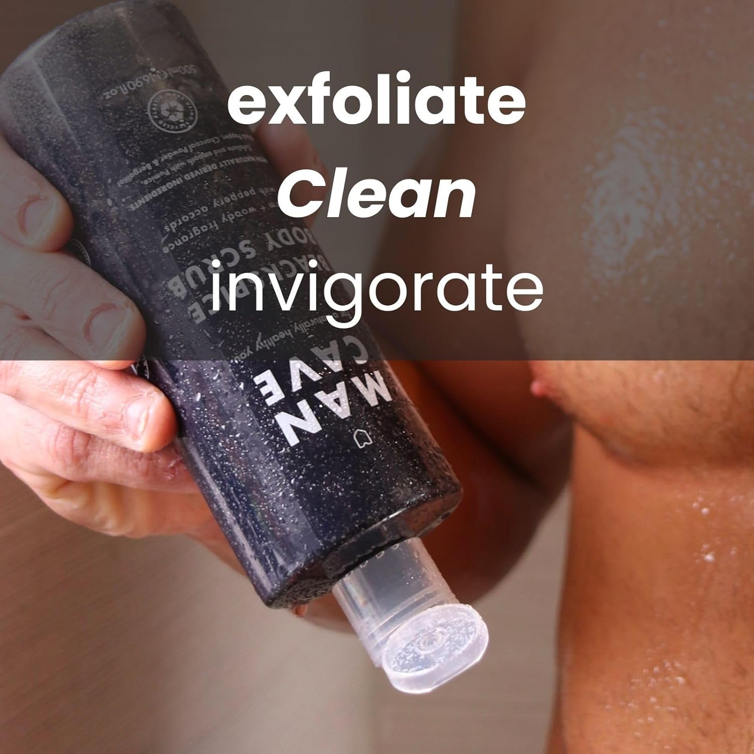 Thumbnail 3 de ManCave Scrub Corpo Blackspice 500 ml: scrub esfoliante per uomo, vigore e privacy sensoriale