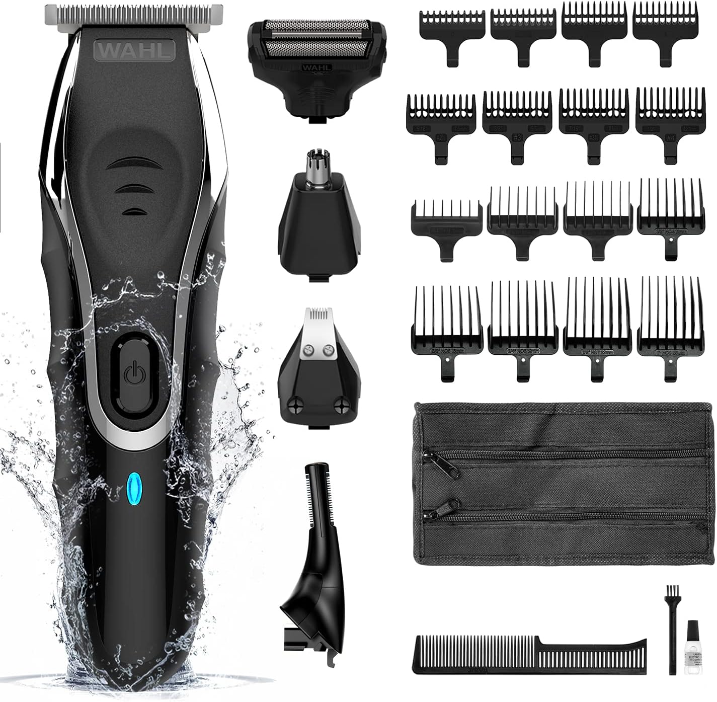 Detalle de Wahl Aqua Blade 9899-812 10-in-1 multigroomer voor nat en droog gebruik