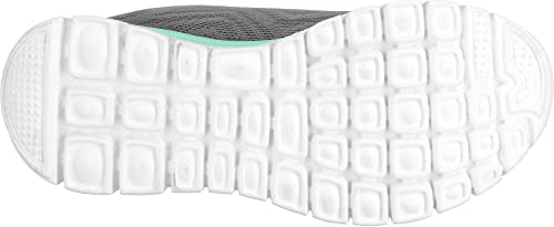 Thumbnail 6 de Skechers Damen Graceful Get Connected Sneakers – Charcoal Mesh, Grün akzentuierend, Größe 38.5 EU