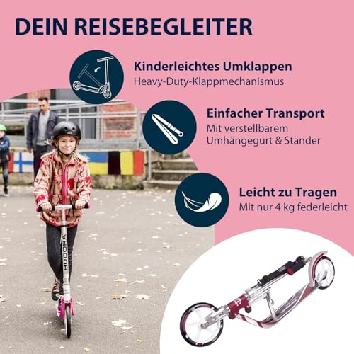 Detalle de HUDORA BigWheel 205-Das Original mit RX Pro Technologie: City-Tretroller klappbar