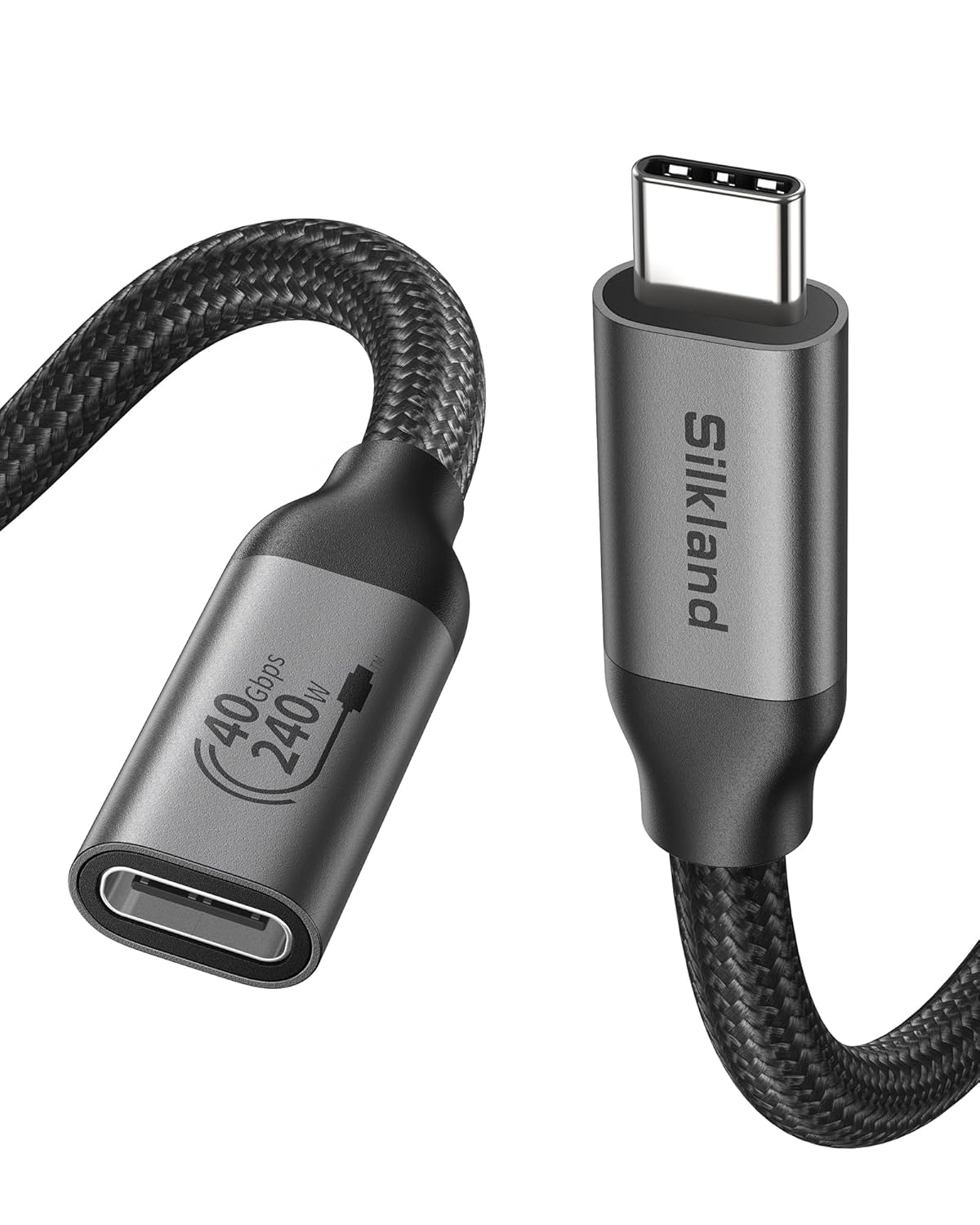 Silkland 40Gbps USB4 Extension Cable 3.3ft