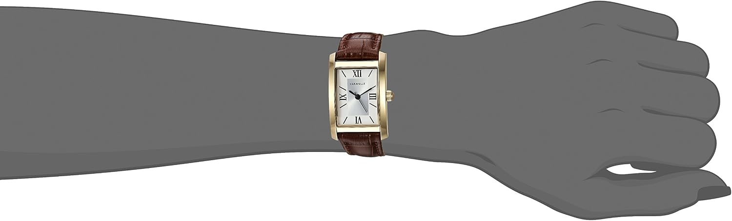 Detalle de Caravelle Dress Watch, Gold-Tone Stainless Steel