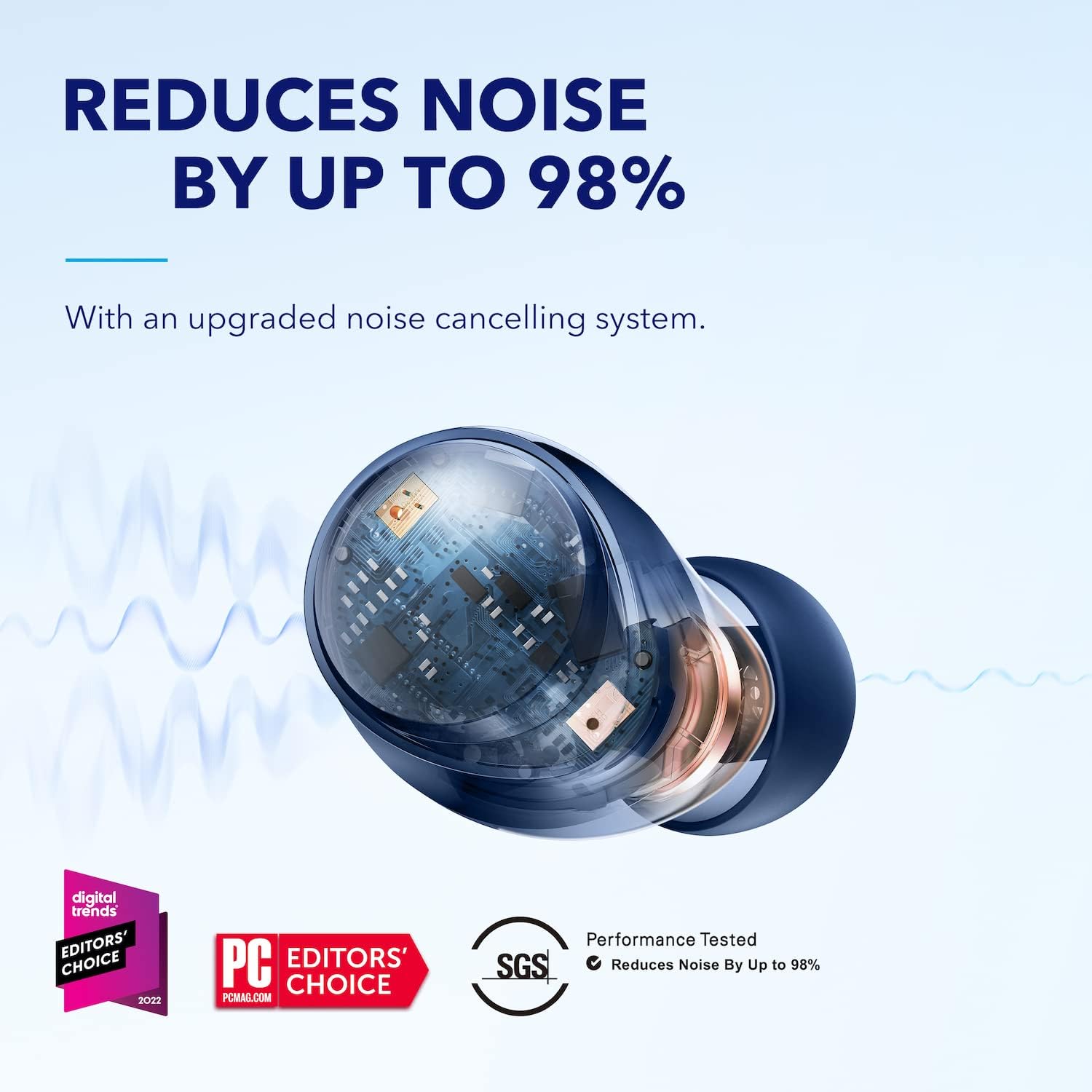 Detalle de Soundcore by Anker Space A40 Auto-Adjustable ANC Wireless Earbuds