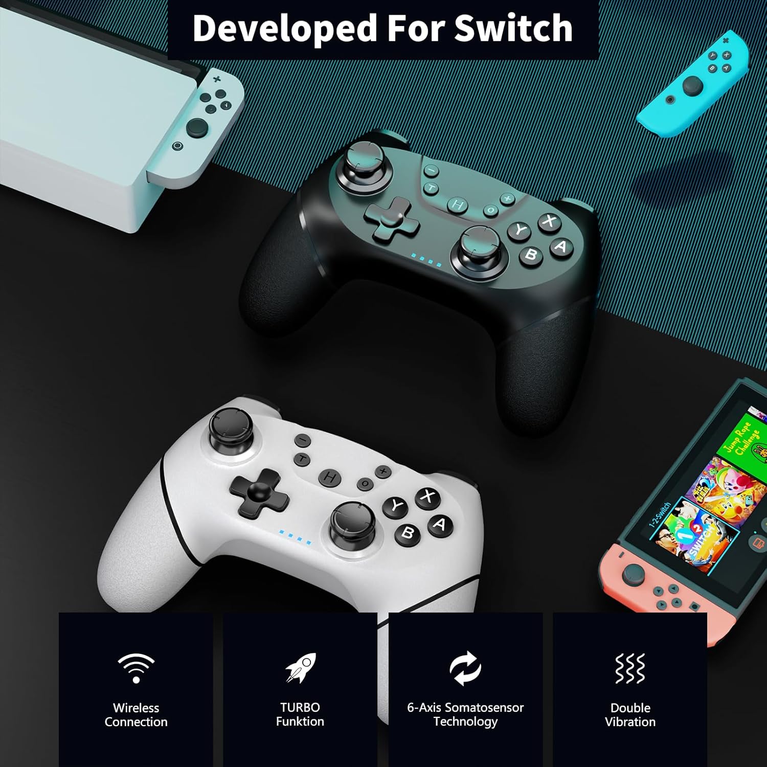 Thumbnail 5 de AceGamer 2er Wireless Controller
