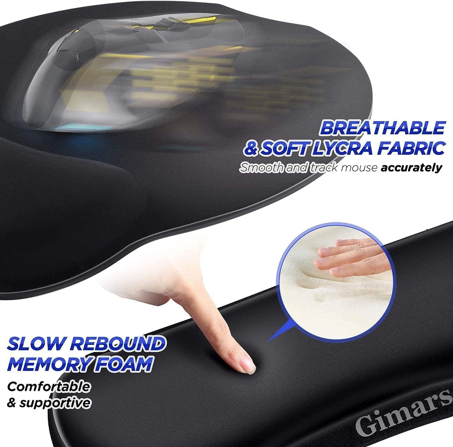 Thumbnail 3 de Gimars Alfombrilla ergonómica con reposamuñecas