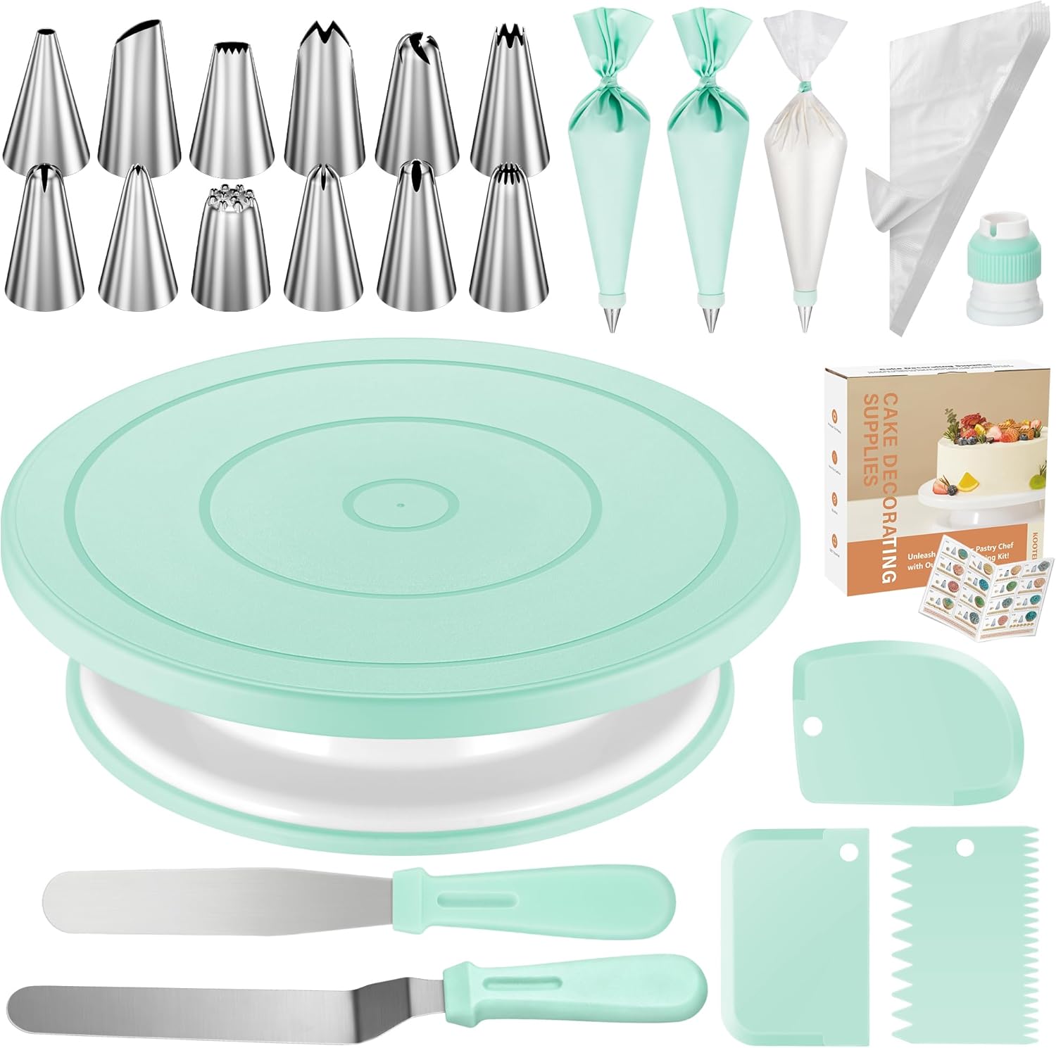 Thumbnail 6 de Kootek 158PCs Cake Decorating Kit