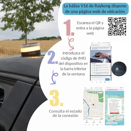 Thumbnail 5 de RAYKONG Baliza V16 Geolocalización DGT 3.0 📷