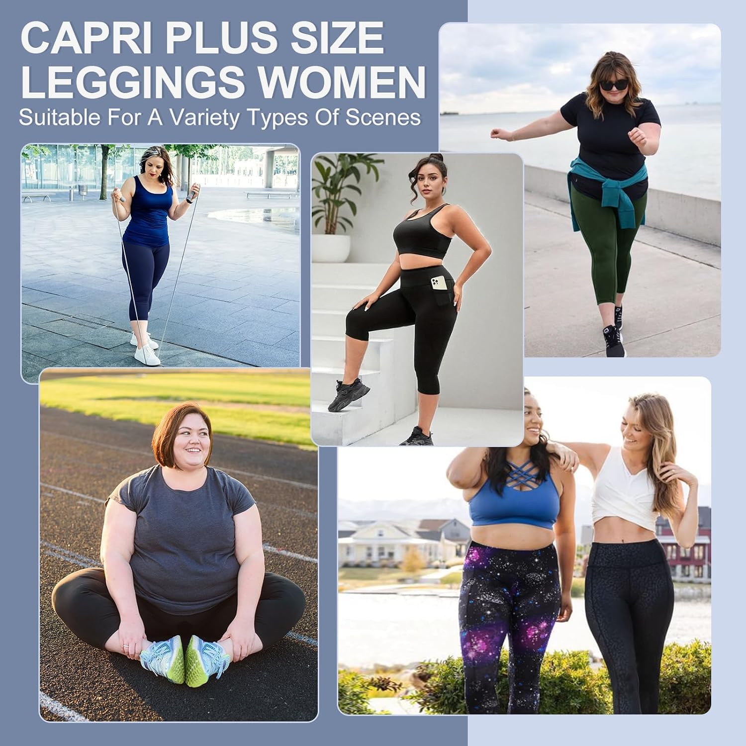 Detalle 2 de Syrinx 3 Pack Plus Size Leggings 4XL