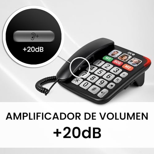 Thumbnail 2 de SPC Comfort Numbers Pro teléfono fijo 95dB
