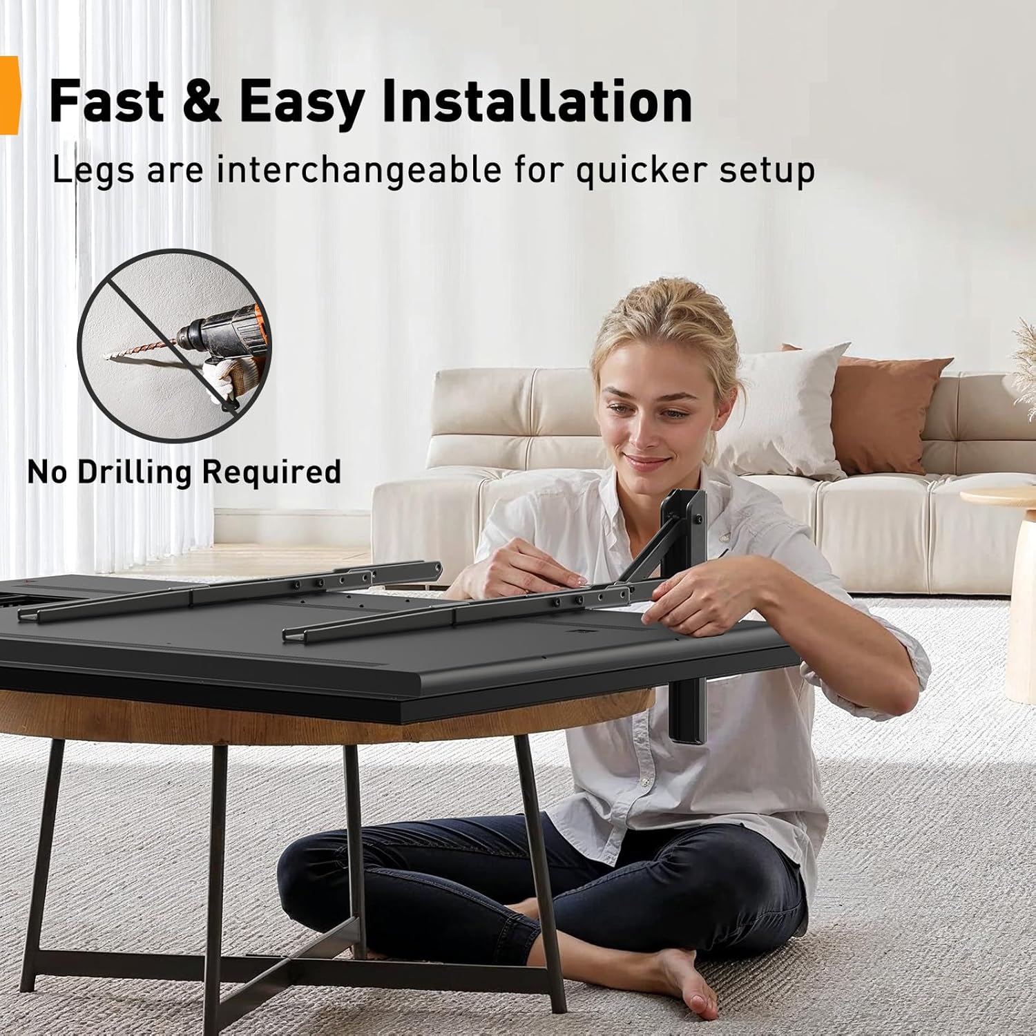 Thumbnail 6 de Perlegear Universal TV Stand for 22–70 inch TVs